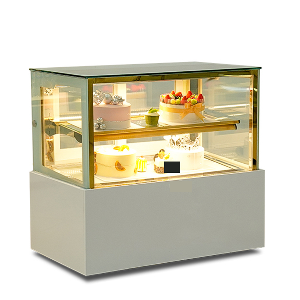 Tủ trưng bày bánh kính vuông 70cm để bàn