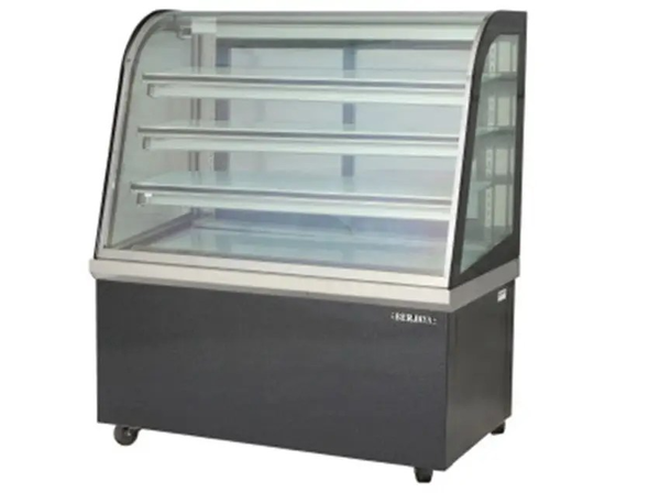 Tủ trưng bày bánh bánh kính cong1m8 Berjaya CCS18SB13- 2FB