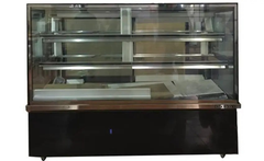 Tủ trưng bày bánh bánh kính cong 2m4  Berjaya CCS24SB13- 2FB