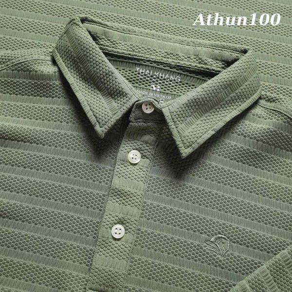 Áo thun nam trung niên Thái Khang chất liệu thun lạnh co giãn 4 chiều ATHUN10