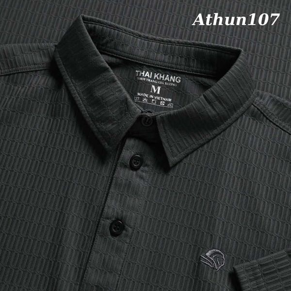 Áo thun nam trung niên Thái Khang chất liệu thun lạnh co giãn 4 chiều ATHUN10