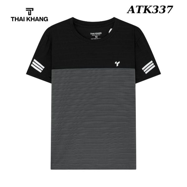 Áo thun thể thao nam cộc tay Thái Khang vải coolwink ATK33