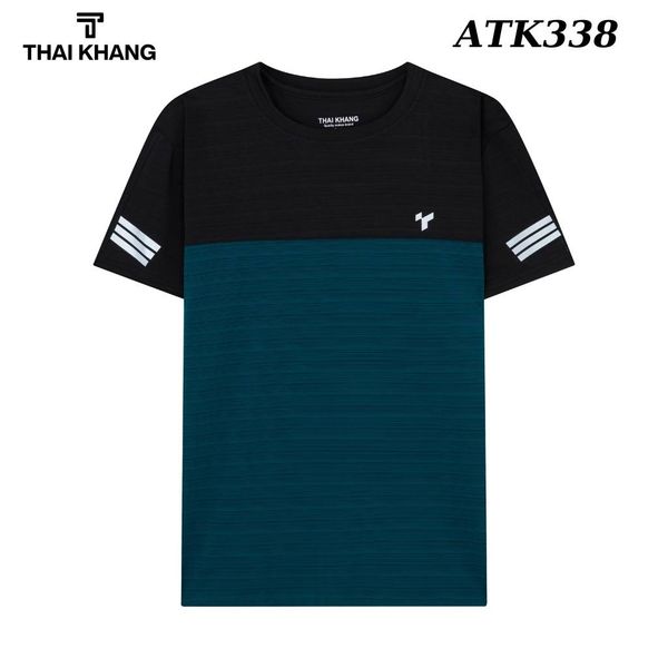 Áo thun thể thao nam cộc tay Thái Khang vải coolwink ATK33