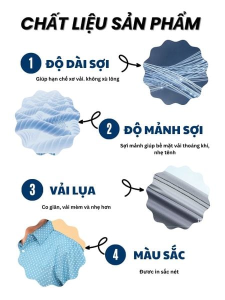 Áo sơ mi nam dài tay trung niên THÁI KHANG vải lụa ATK22