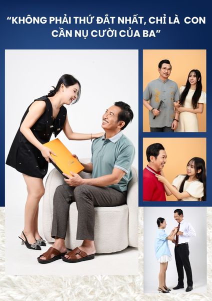 Quà tặng bố Thái Khang áo sơ mi quần kaki cotton trung niên lịch lãm món quà ý nghĩa dịp lễ sinh nhật, father' day
