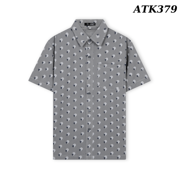 Áo sơ mi trung niên họa tiết Thái Khang ATK37