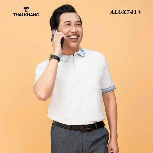 Áo thun trung niên Thái Khang loại áo polo cao cấp cho bố ATK26