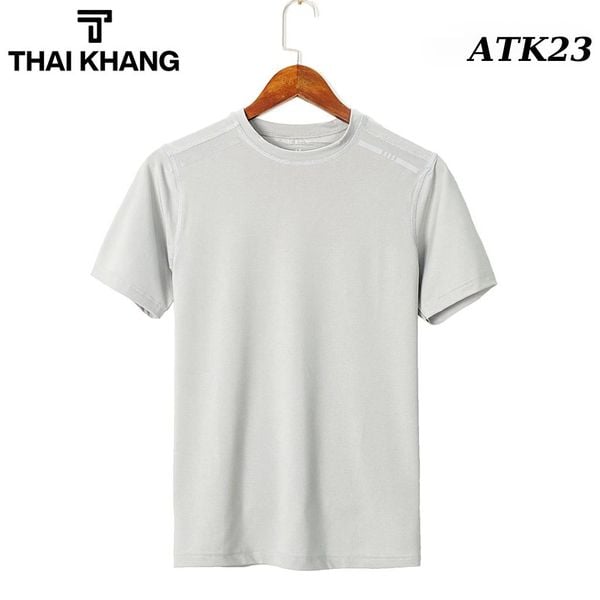 Áo thun nam cổ tròn thể thao THÁI KHANG vải thun lạnh co dãn ATK02