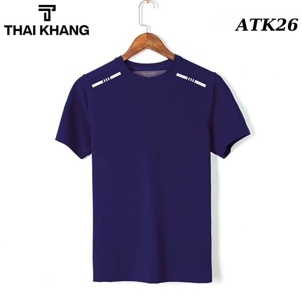 Áo thun nam cổ tròn thể thao THÁI KHANG vải thun lạnh co dãn ATK02