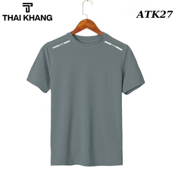 Áo thun nam cổ tròn thể thao THÁI KHANG vải thun lạnh co dãn ATK02