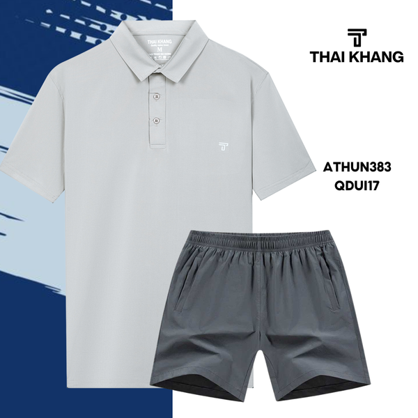 Bộ thể thao nam trung niên Thái Khang chất liệu vải thun lạnh  B01