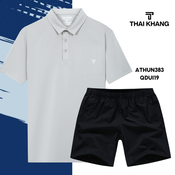 Bộ thể thao nam trung niên Thái Khang chất liệu vải thun lạnh  B01