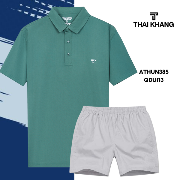 Bộ thể thao nam trung niên Thái Khang chất liệu vải thun lạnh  B01