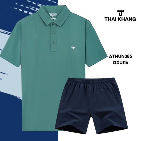 Bộ thể thao nam trung niên Thái Khang chất liệu vải thun lạnh  B01