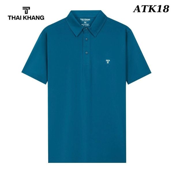 Áo polo nam trung niên Thái Khang vải thun lạnh mặc siêu mát ATK01
