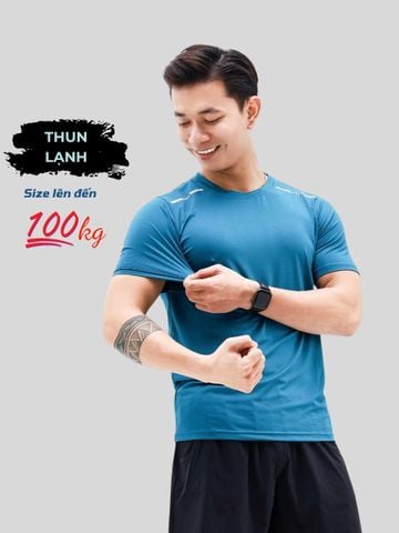 Áo thun nam cổ tròn thể thao THÁI KHANG vải thun lạnh co dãn ATK02