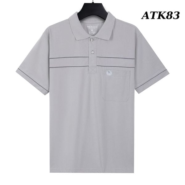 Áo polo nam trung niên có cổ vải cotton ATK08
