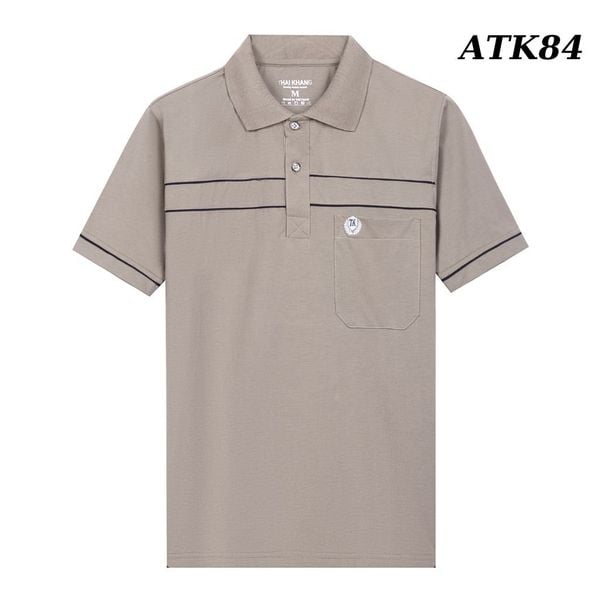 Áo polo nam trung niên có cổ vải cotton ATK08