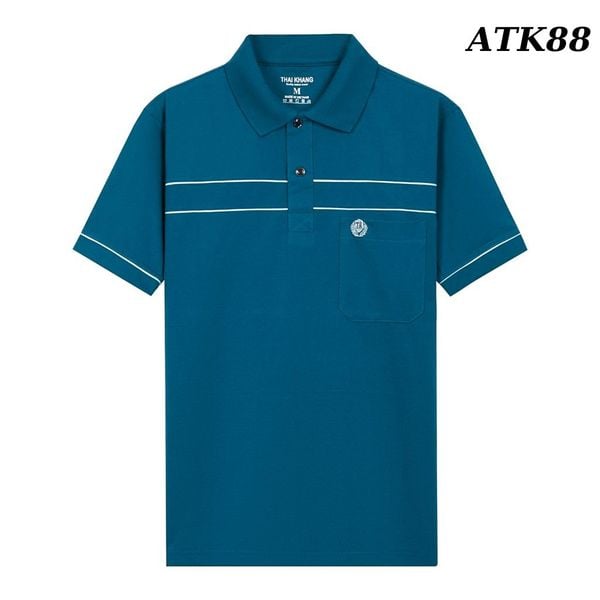 Áo polo nam trung niên có cổ vải cotton ATK08