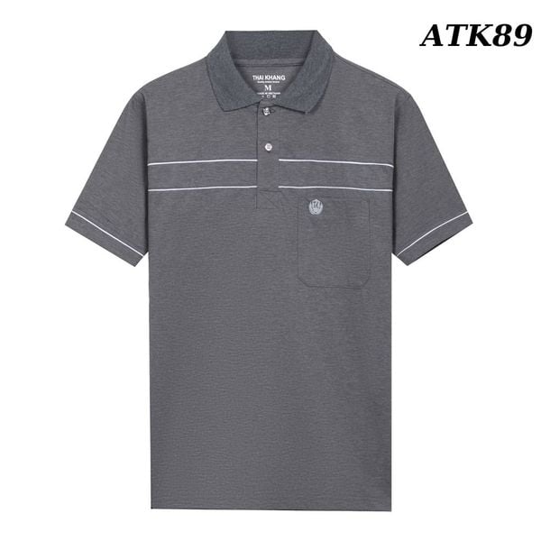 Áo polo nam trung niên có cổ vải cotton ATK08