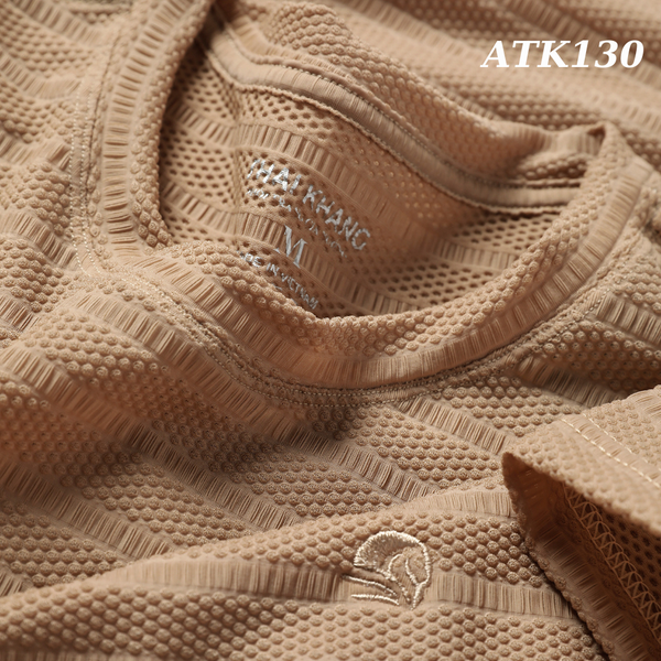 Áo thun cổ tròn nam ngắn tay Thái Khang vải vân dệt cao cấp ATK13