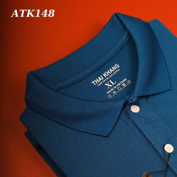 Áo polo nam THÁI KHANG vải CVC cá sấu kháng khuẩn ATK14