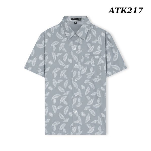 Áo sơ mi nam ngắn tay trung niên vải lụa ATK21