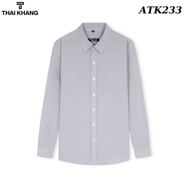 Áo sơ mi nam công sở dài tay cao cấp Thái Khang vải lụa ATK23