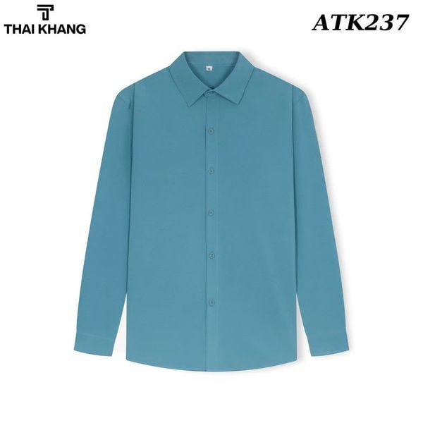 Áo sơ mi nam công sở dài tay cao cấp Thái Khang vải lụa ATK23