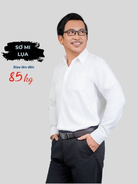 Áo sơ mi nam công sở dài tay cao cấp Thái Khang vải lụa ATK23
