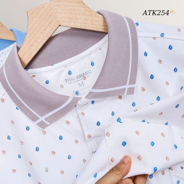Áo thun trung niên Thái Khang loại áo polo cao cấp ATK25