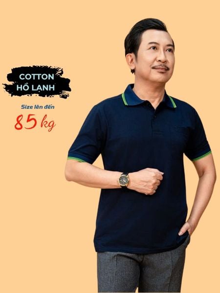 Áo thun trung niên Thái Khang loại áo polo cao cấp cho bố ATK26