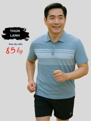 Áo thun polo nam THÁI KHANG vải thun lạnh ATK36