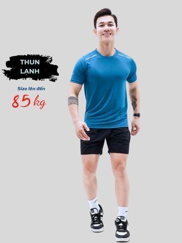 Bộ thể thao nam cổ tròn Thái Khang chất liệu vải thun lạnh B02