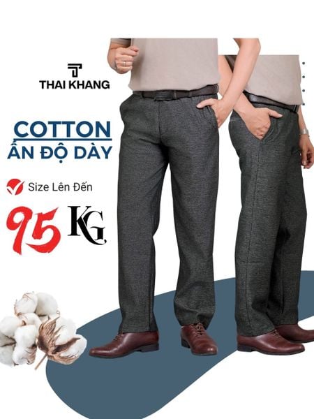 Quần Tây Dài Nam Trung Niên Thái Khang QUAN02