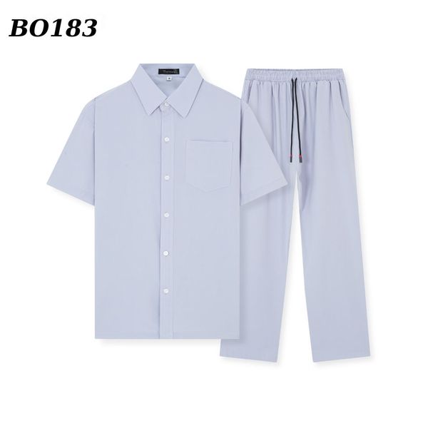 Bộ pijama nam trung niên Thái Khang bộ đồ cho bố mặc nhà vải lụa mềm co giãn BO18