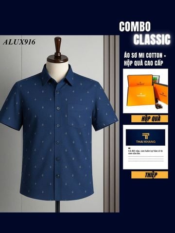 Quà tặng bố Thái Khang áo polo trung niên lịch lãm món quà ý nghĩa dịp lễ sinh nhật, father' day