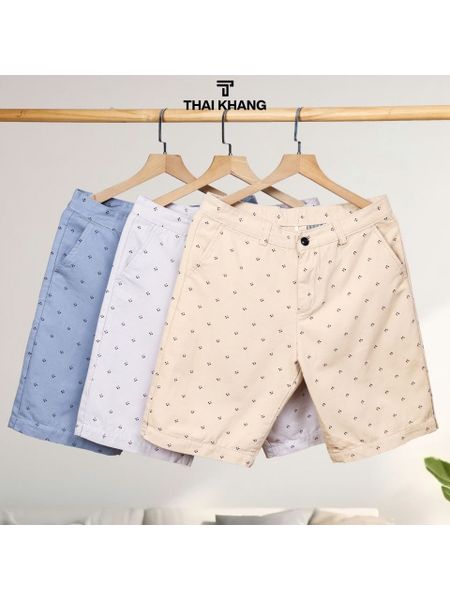 Quần short kaki nam THÁI KHANG vải kaki dày mềm mặc mát QUAN08