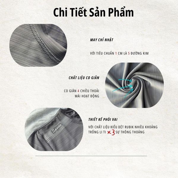 Áo thun thể thao nam cổ tròn Thái Khang vải coolwink ATK31