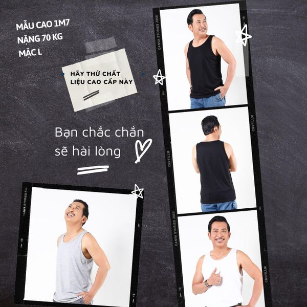 Áo lót nam ba lỗ Thái Khang vải cotton mặc cực mát ATK11