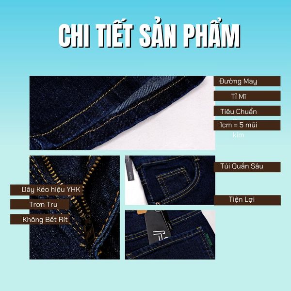 Quần short jean nam trung niên Thái Khang QUAN05