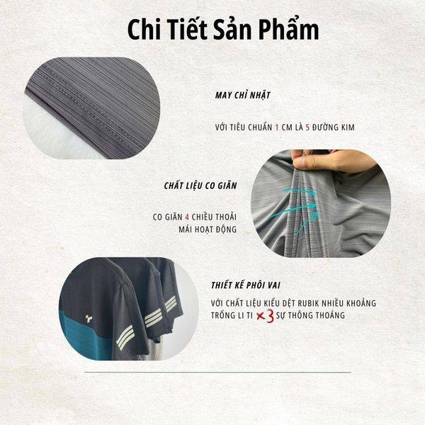 Áo thun thể thao nam cộc tay Thái Khang vải coolwink ATK33