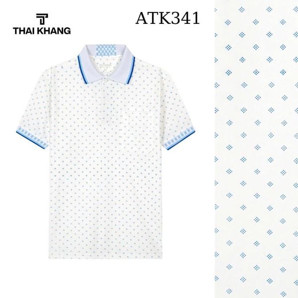 Áo polo nam trung niên Thái Khang cổ bẻ vải cotton ATK34