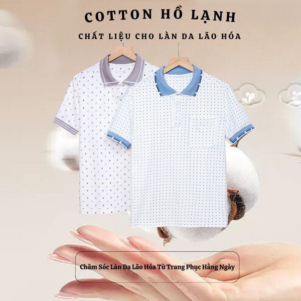 Áo thun trung niên Thái Khang loại áo polo cao cấp ATK25