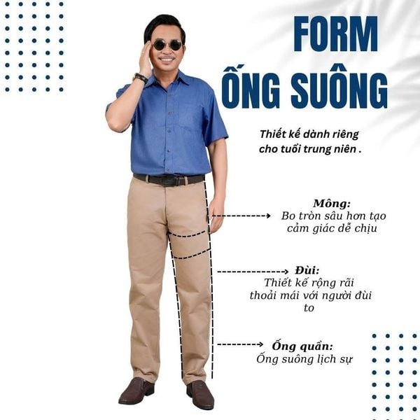 Quần kaki nam trung niên vải cotton dày đẹp mặc cực thoải mái BIGSIZE QUAN04