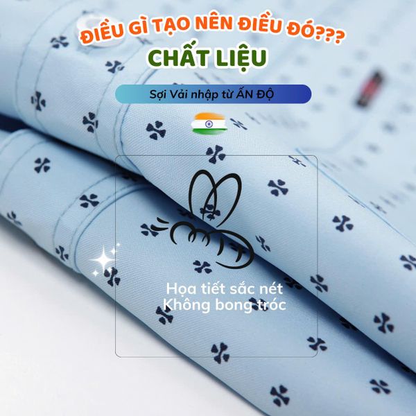 Áo sơ mi nam ngắn tay trung niên vải lụa co giãn  ATK16