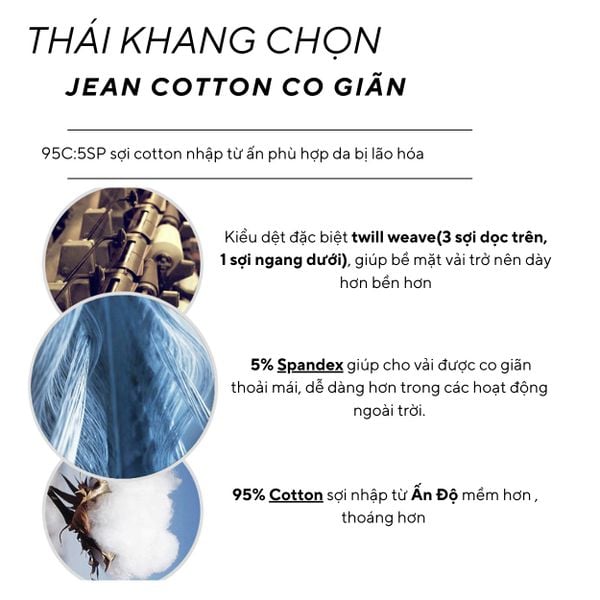 Quần jean nam trung niên Thái Khang QUAN09