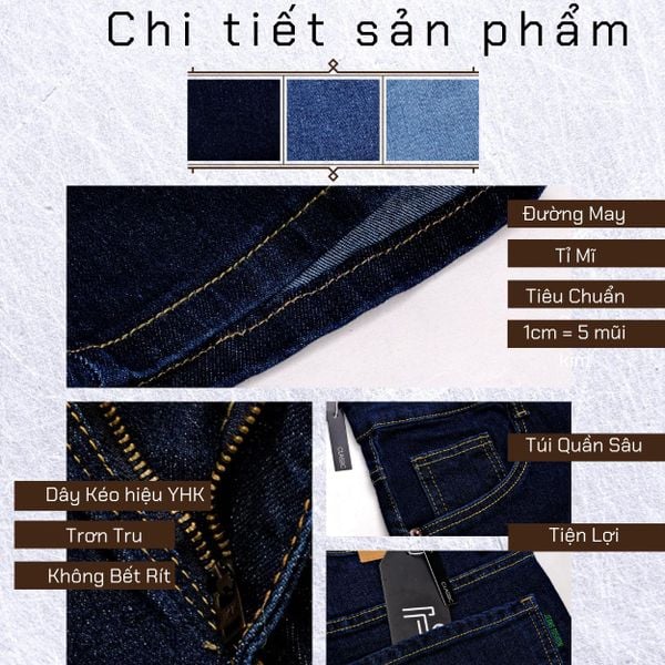 Quần jean nam trung niên Thái Khang QUAN09