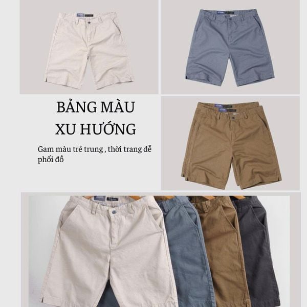 Quần short kaki nam Thái Khang QUAN01