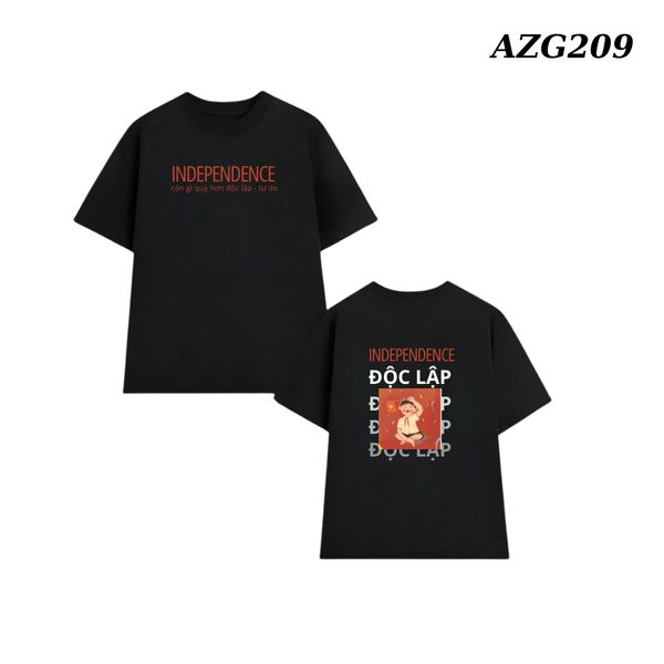 Áo thun UNISEX form rộng Việt Nam Độc Lập